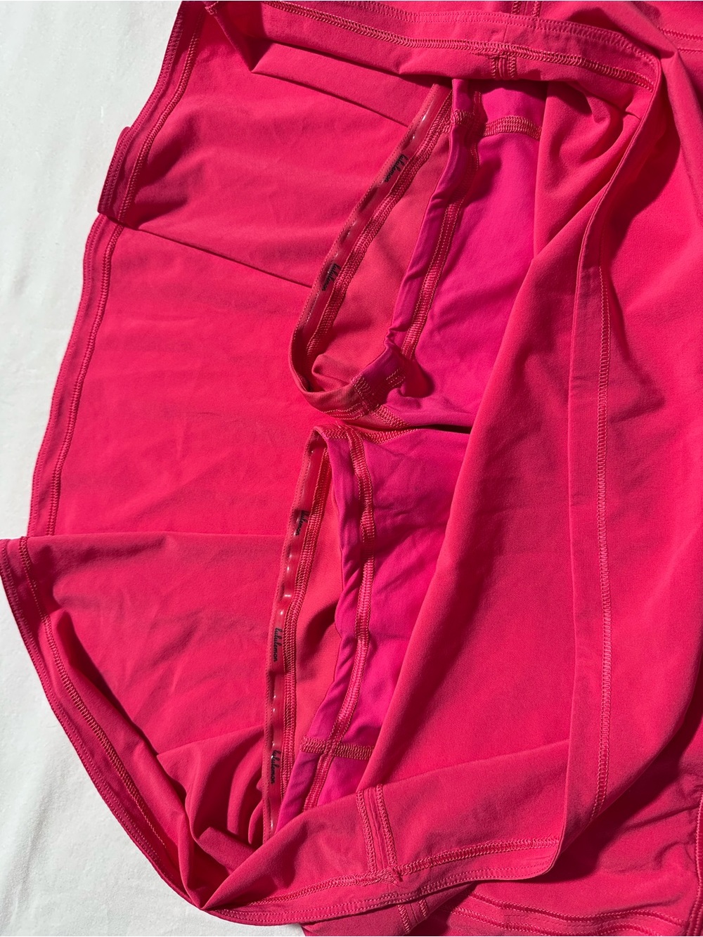 Lululemon Pace Rival Mid-Rise Skirt *Extra Long Size 8 Lip Gloss Pink Lined $88 - Picture 7 of 9